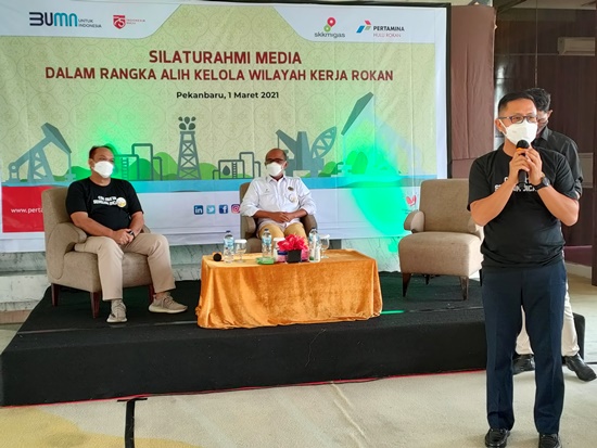 Jalin Silaturahmi Bersama Media SKK Migas Perkenalkan Management PHR Yang akan Kelola Blok Rokan